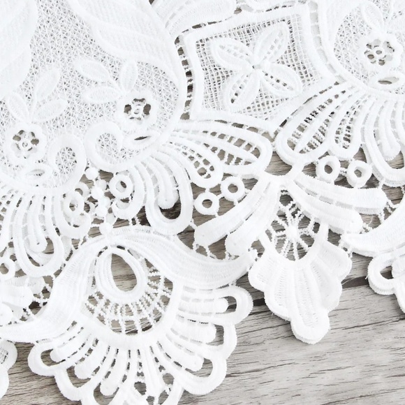 LAST ONE! Lace V Neckline Crop Cami Top - Picture 3 of 7